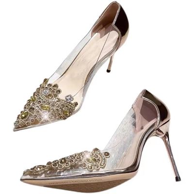 quality Produsen 9 inci gaun sepatu bot tumit tinggi untuk wanita factory